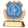 Picture of Brz|gold Shield And Wreath Holder With Plate (Takes Sp Shield Centre) - 3.75in